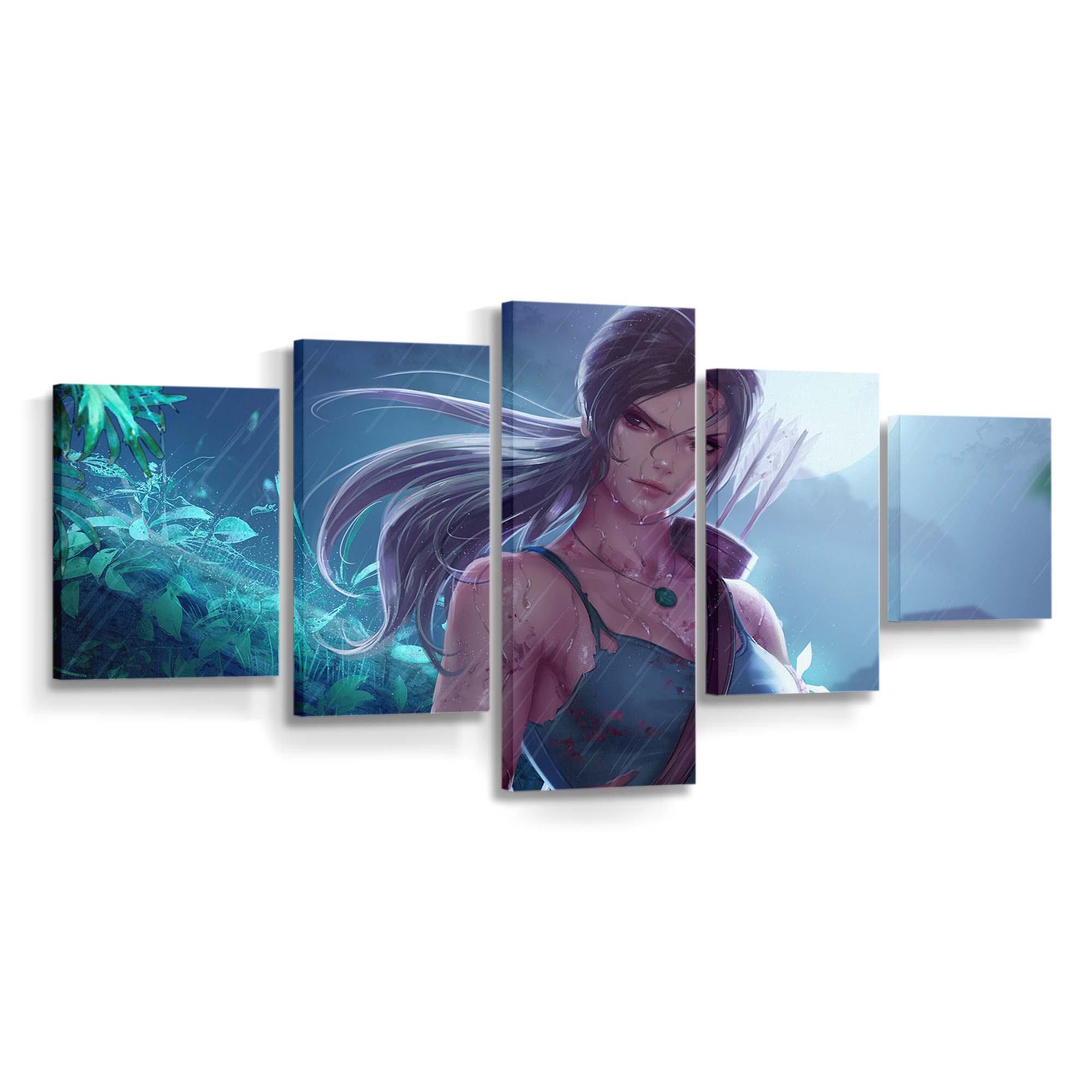 lara croft tomb raider in jungle 5k io